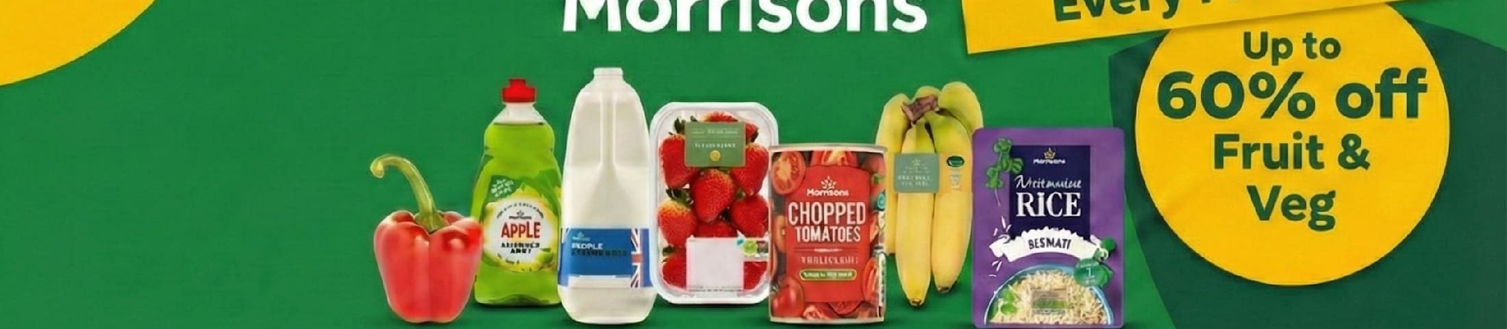 EVERY MONDAY SAVE 60% OFF SELECTED FRUIT AND VEG