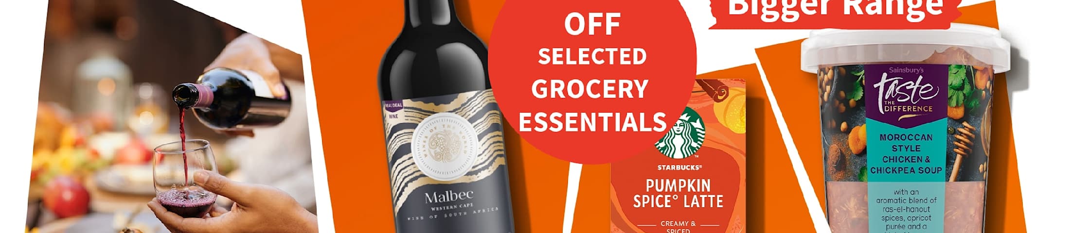 50% off selected grocery essentials