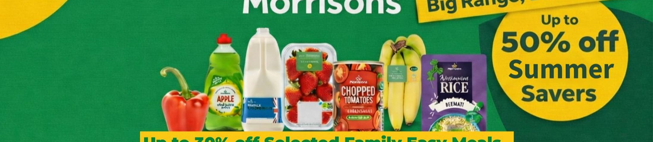 Big range, low prices up to 50% off summer savers