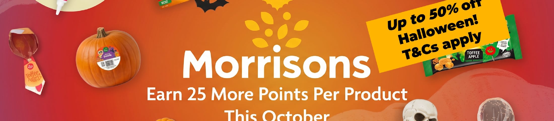 up to 50% off halloween! T&C apply