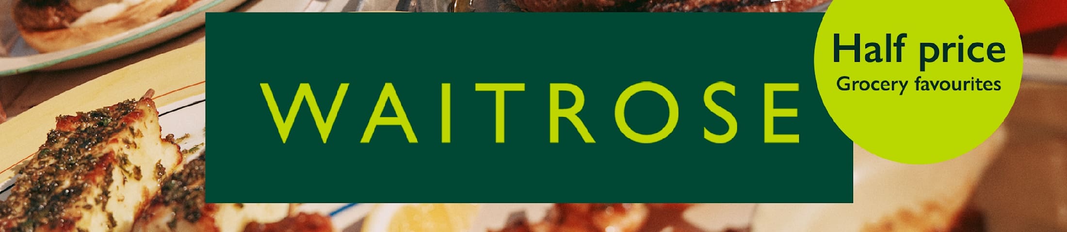 every wednesday half price grocery favourites