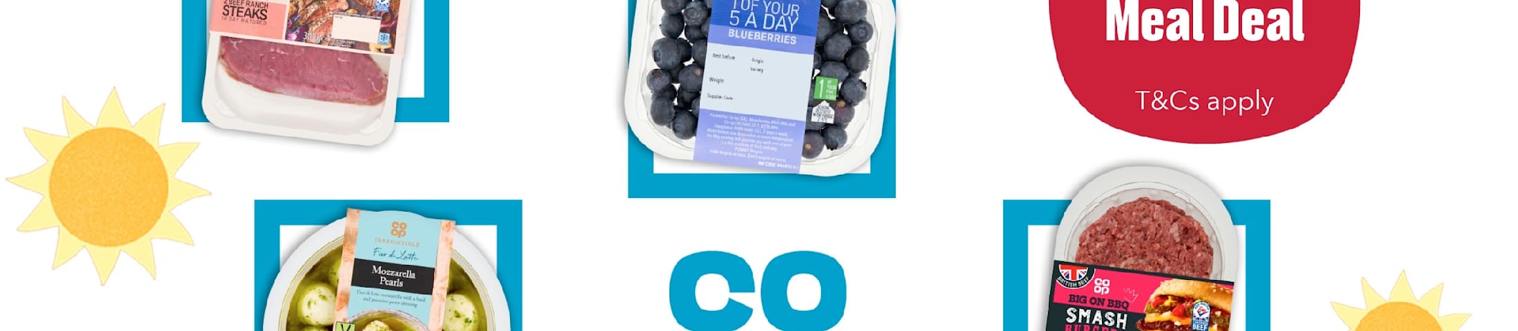 Steak & Fries Meal Deal, T&Cs apply. Co-op