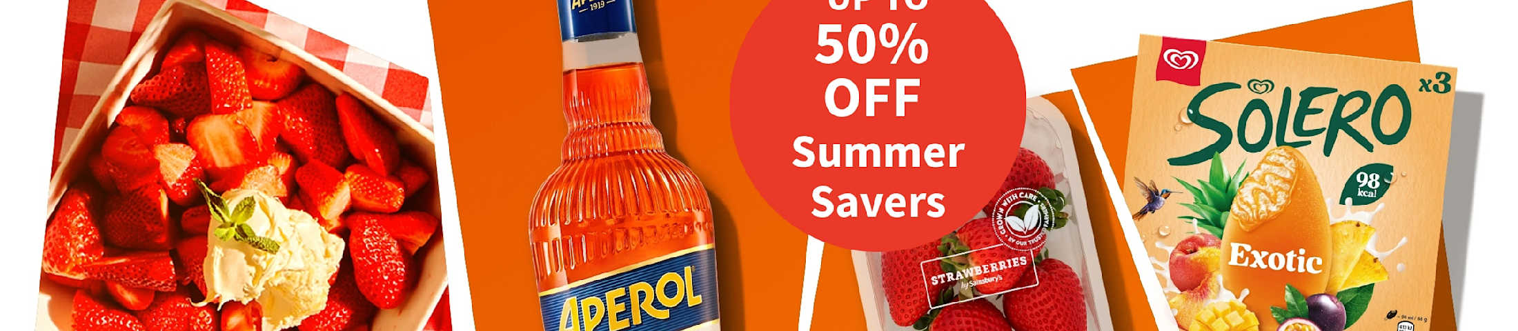 Up to 50% off Summer Savers. Sainsbury's Local