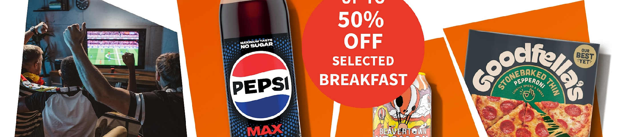 Up to 50% off selected breakfast. Sainsbury's Local