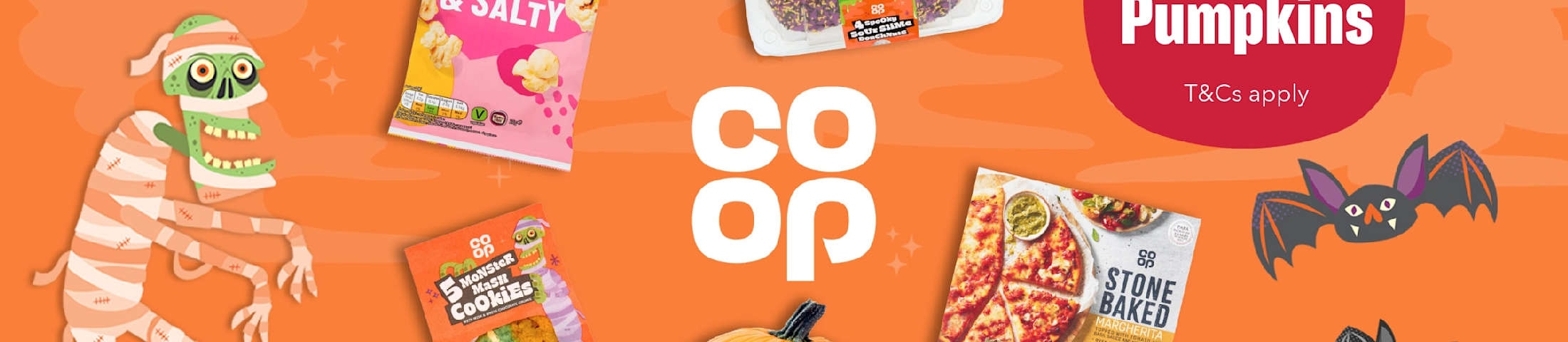 82% off Pumpkins, T&Cs apply. Co-op