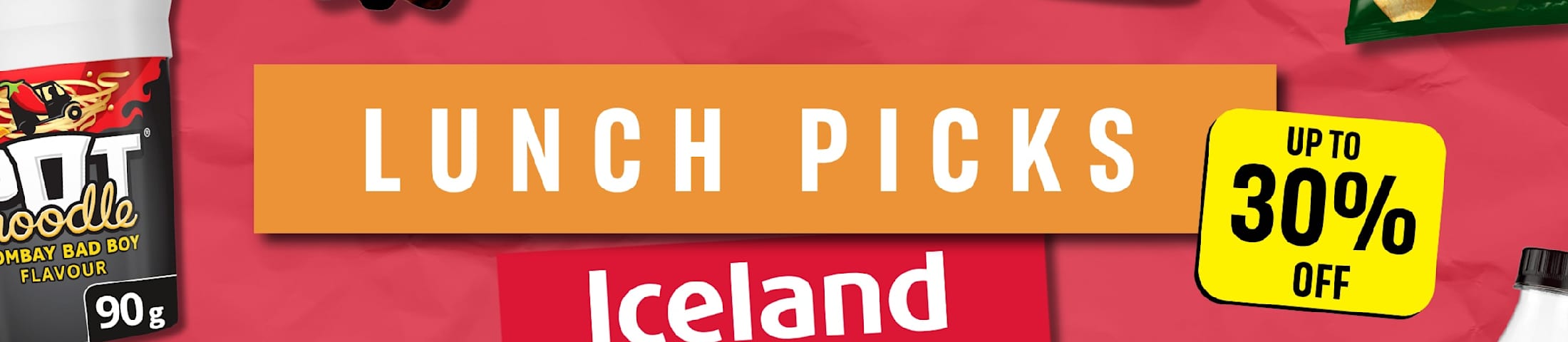 Lunch picks up to 30% off
