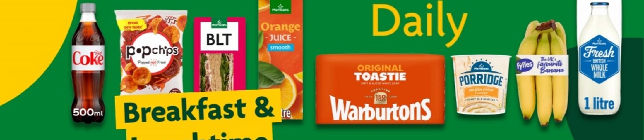 breakfast & lunchtime offers