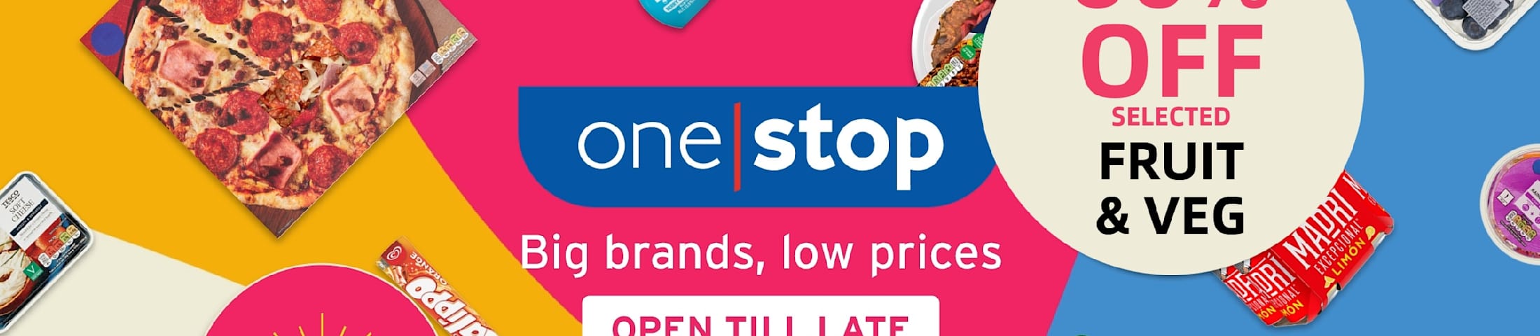 60% OFF SELECTED FRUIT & VEG