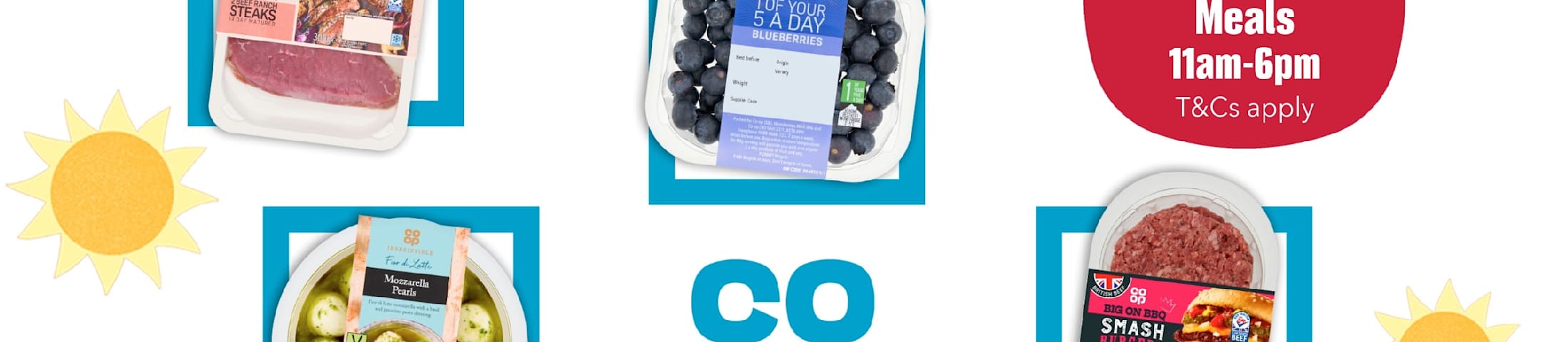 Up to 30% off easy family meals 11am-6pm, T&Cs apply. Co-op