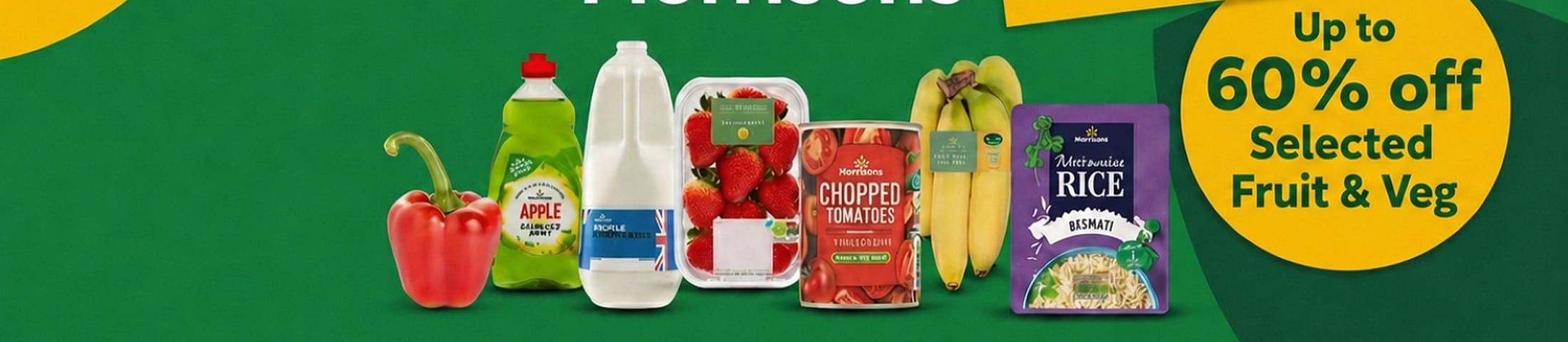 EVERY MONDAY SAVE 60% OFF SELECTED FRUIT AND VEG