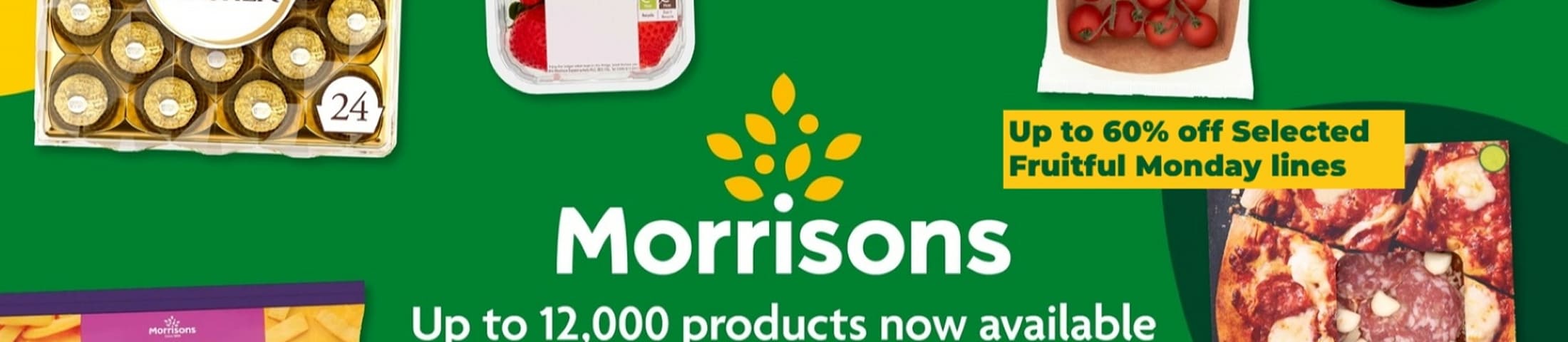 Up to 60% off Selected Fruitful Monday lines
