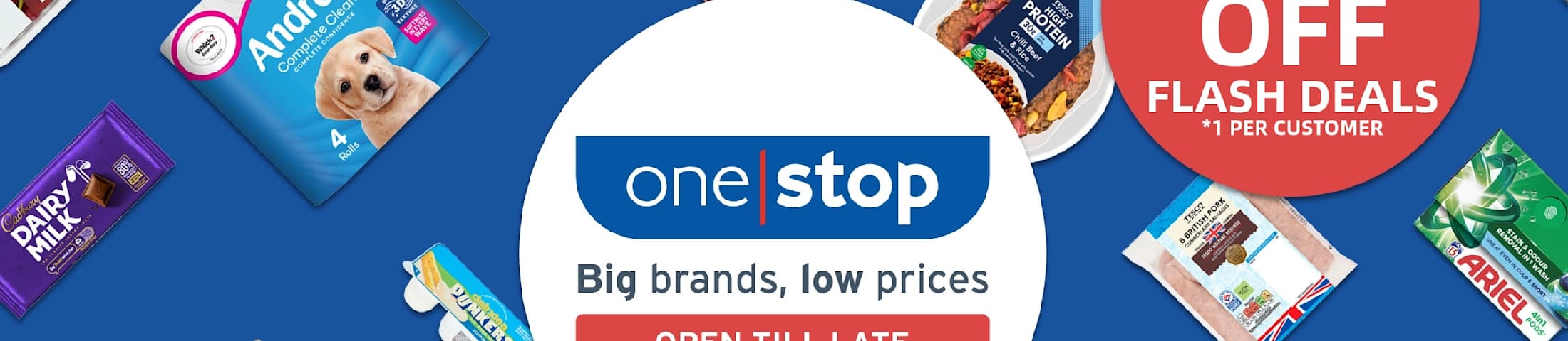 99% off flash deals 1 per customer