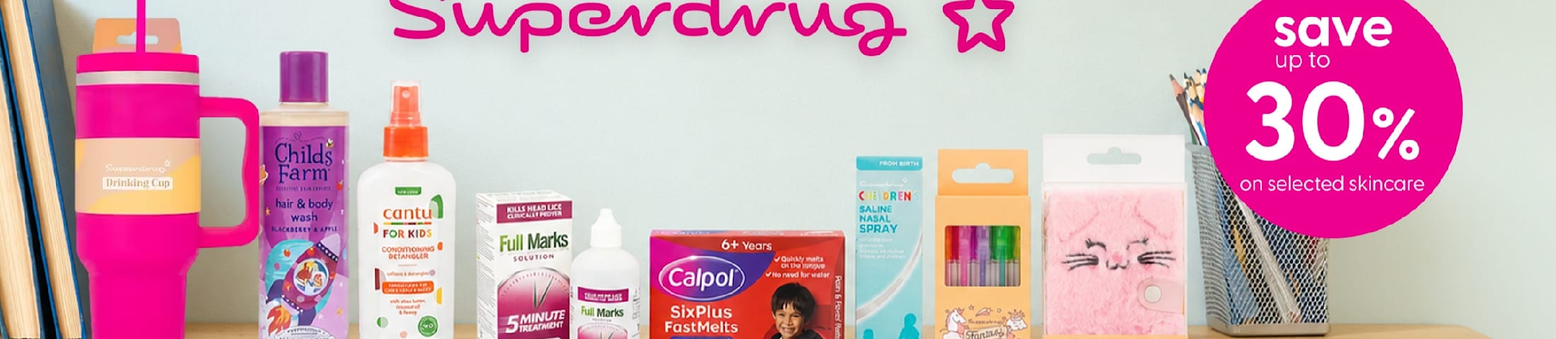 save up to 30% on selected skincare