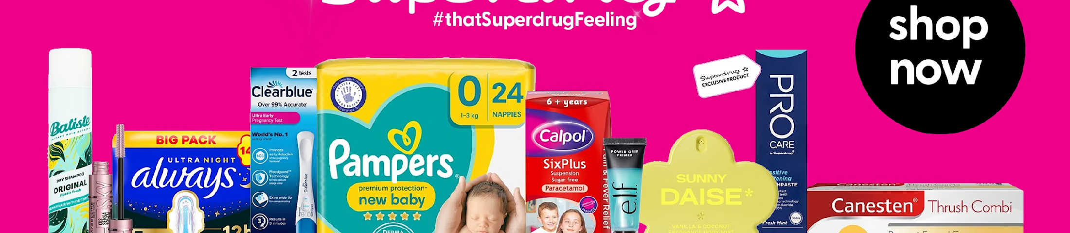 Shop now. Superdrug #thatSuperdrugFeeling