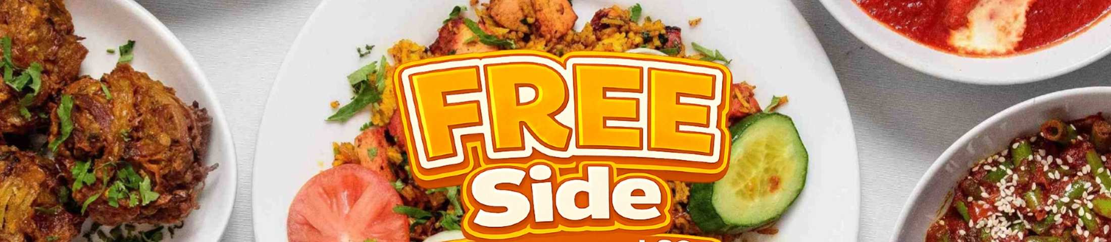 Free side when you spend £25