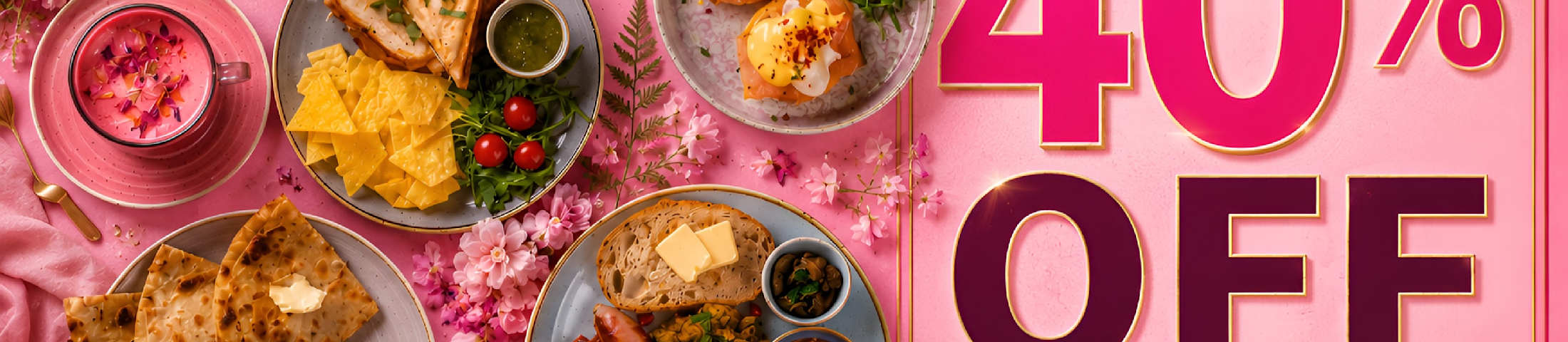 40% OFF Entire Menu