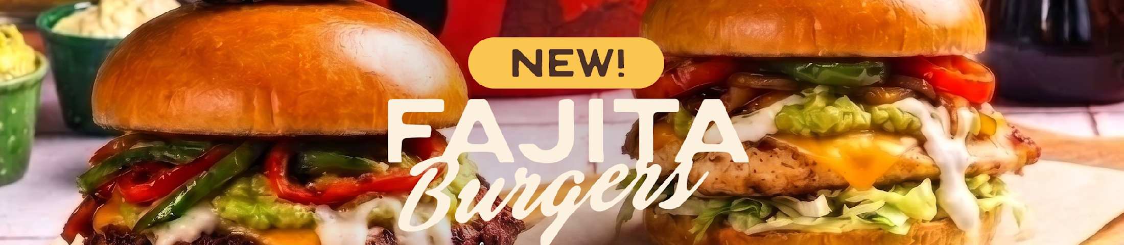 New! Fajita Burgers