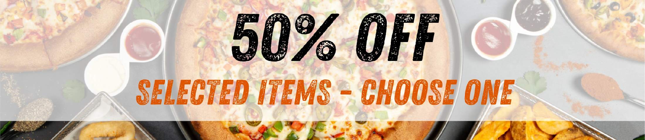 50% Off Selected Items 