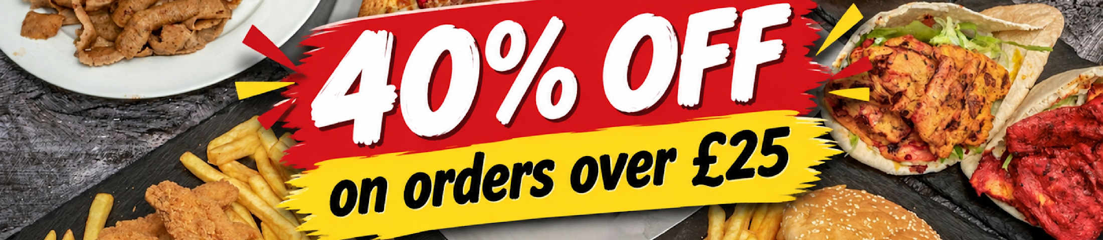 40% off on orders over £25