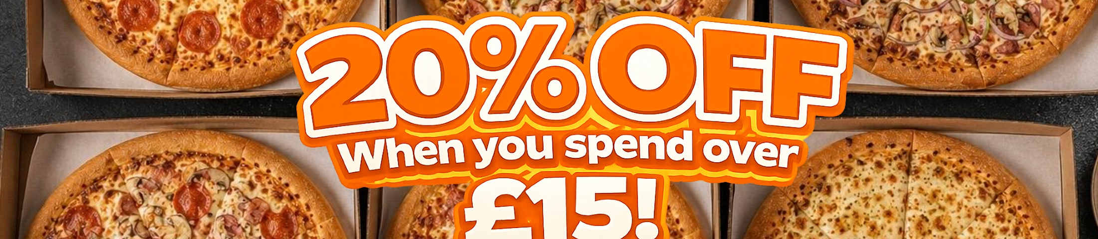 20% off when you spend over £15