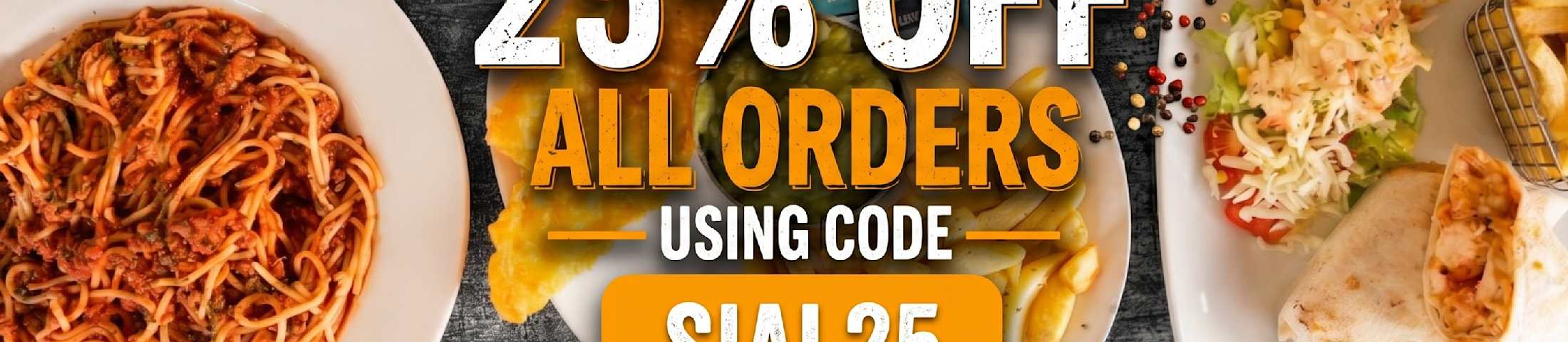 25% OFF ALL ORDERS USING CODE SIAL25