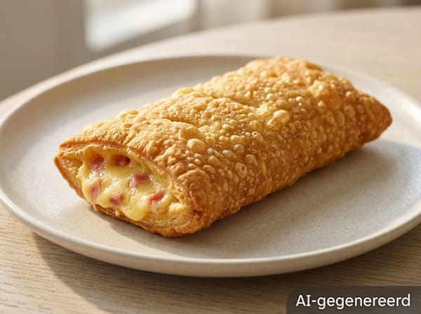 Cheese soufflé ham/cheese