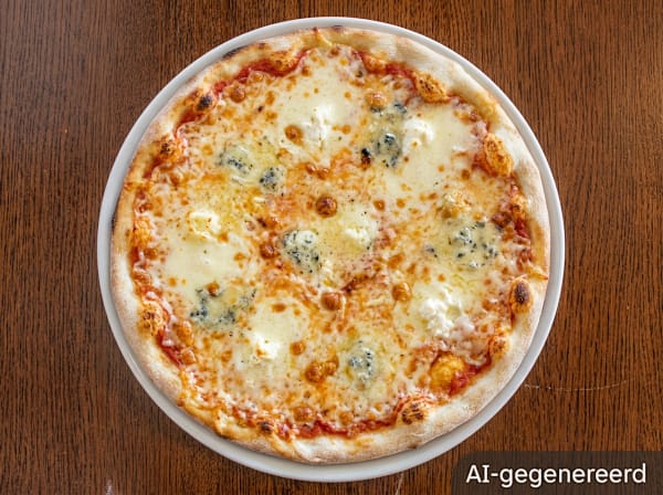 Four cheese pizza