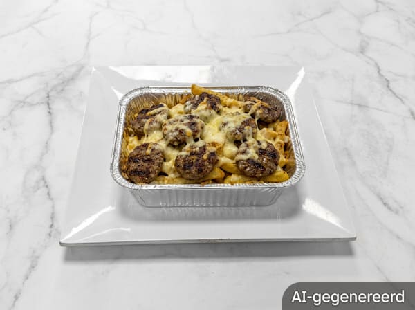 Kapsalon meatballs small