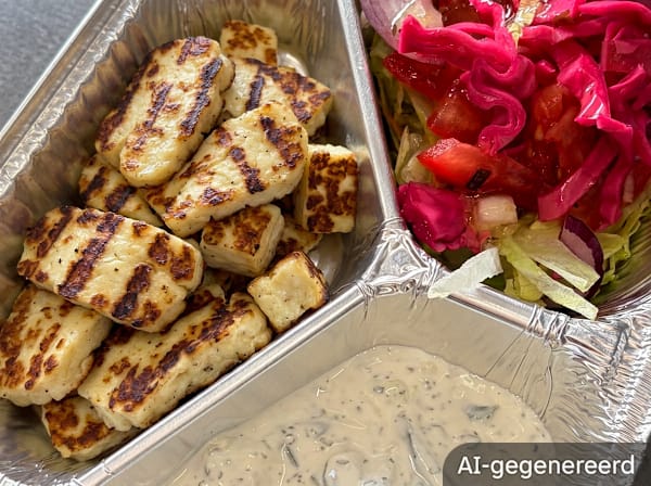 Halloumi platter