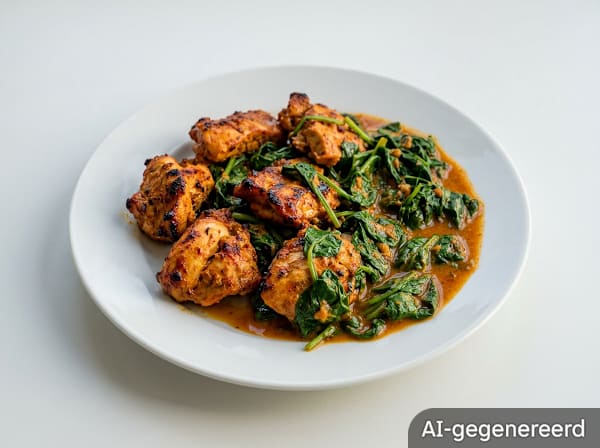 Tandoori Chicken and Spinach