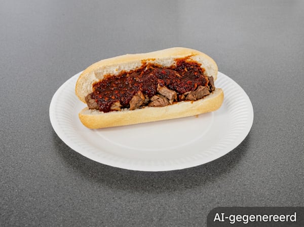 Sandwich with spicy lamb 🔥🌶️