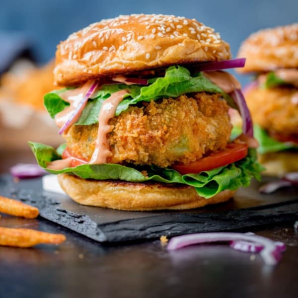 Goat Cheese Burger
