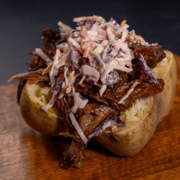 Ribby's ribsalon with baked potato menu