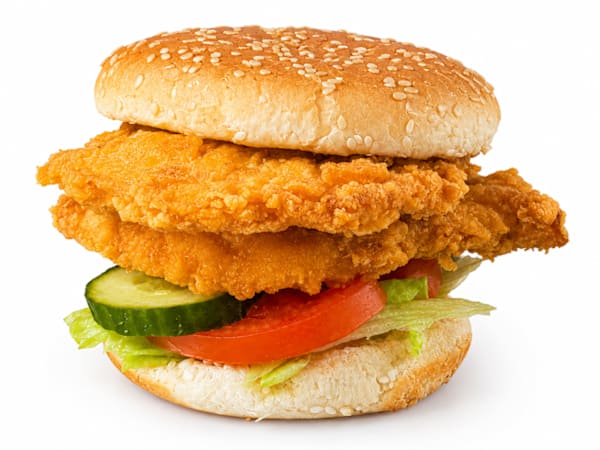 Double Crunchy Chicken Burger