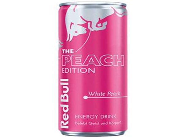 Redbull White Peach flavour