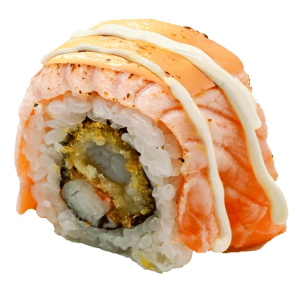 Salmon ebi roll