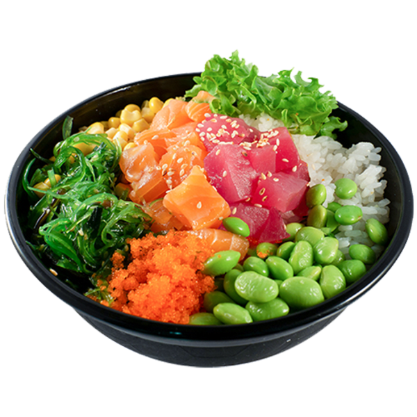 Poké salmon tuna