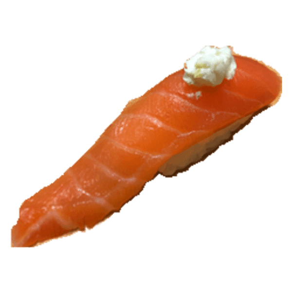 Smoked salmon nigiri