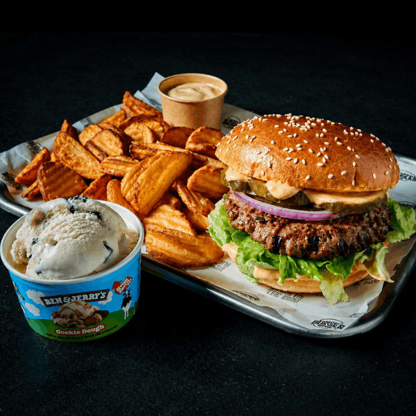 Beef Burger Classic Ben & Jerry's Menu