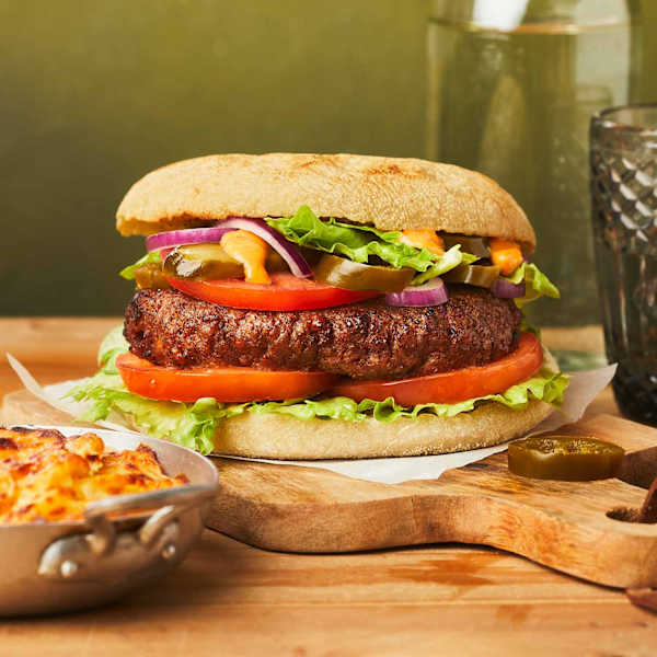 Vega Jalapeño Burger Menu