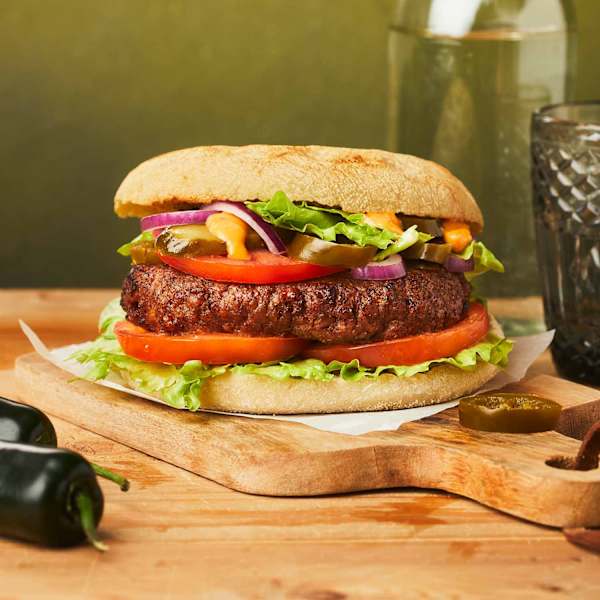 Vega Jalapeño Burger