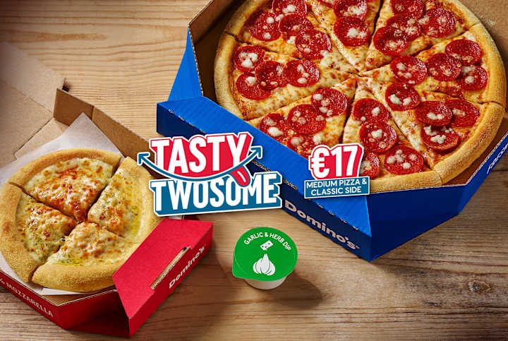 Just eat dominos 2025 near me