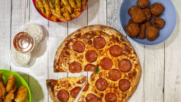 Just eat mizzoni hot sale