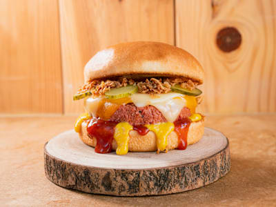 Burger Vegana Triple Queso