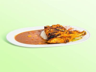 Arroz con Menestra y Pollo