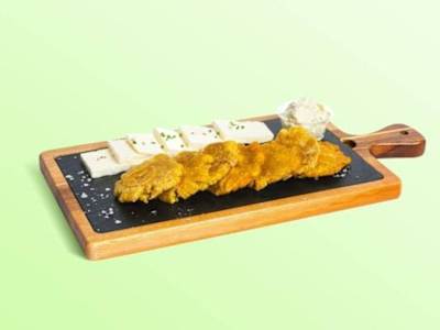 Patacones con Queso