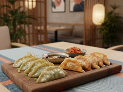 N14. Gyozas de Pollo con Verduras, 10 unidades