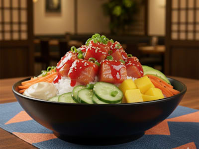 N4. Poke Coreano Agridulce