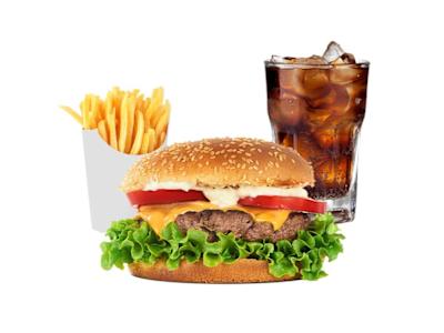Menú Hamburguesa Pollo o Ternera