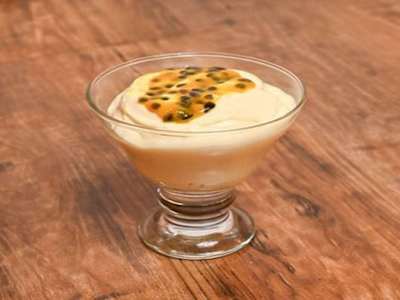Mousse Maracuya, Porción